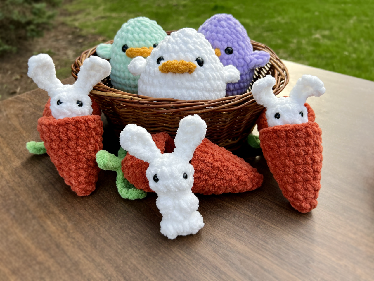 sky blue background with white text